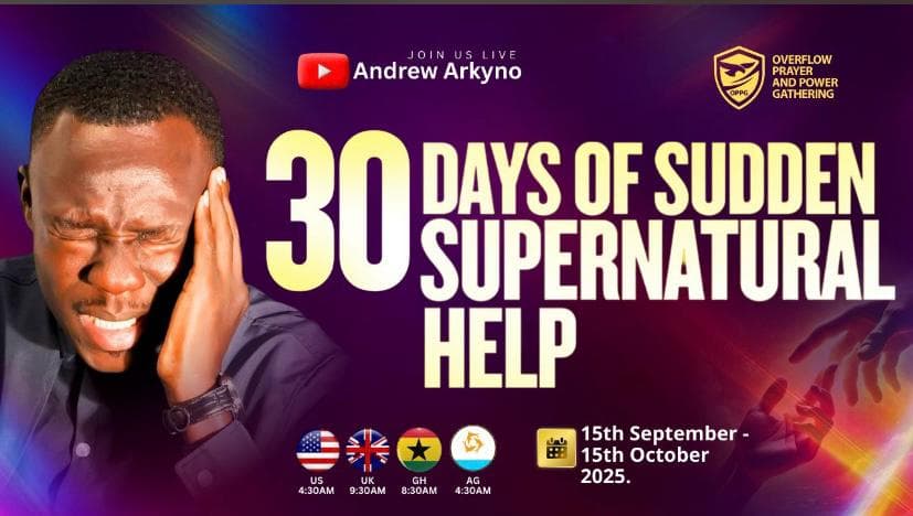 Sudden Supernatural Help: 30 Days of Prayer & Fasting