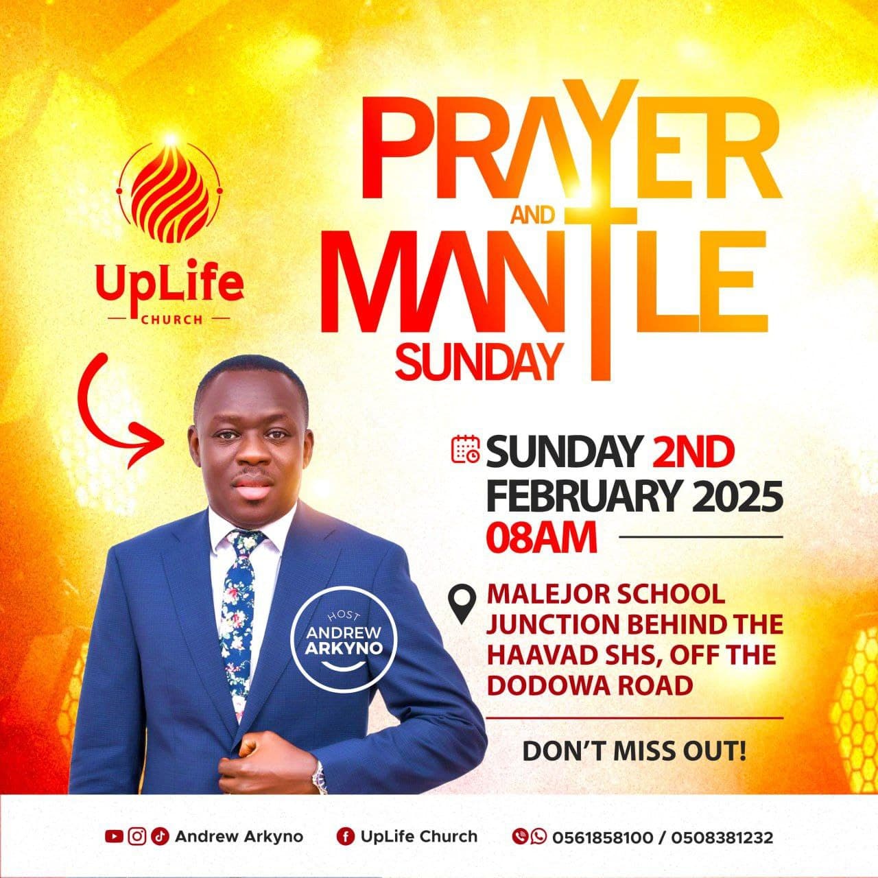 Prayer and Mantle Sunday